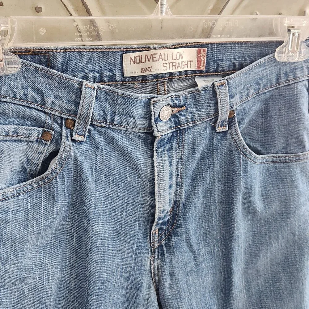 Levi's 505 NOUVEAU LOW STRAIGHT JEANS 10M
